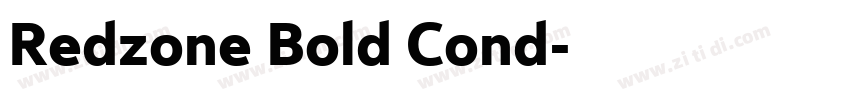 Redzone Bold Cond字体转换